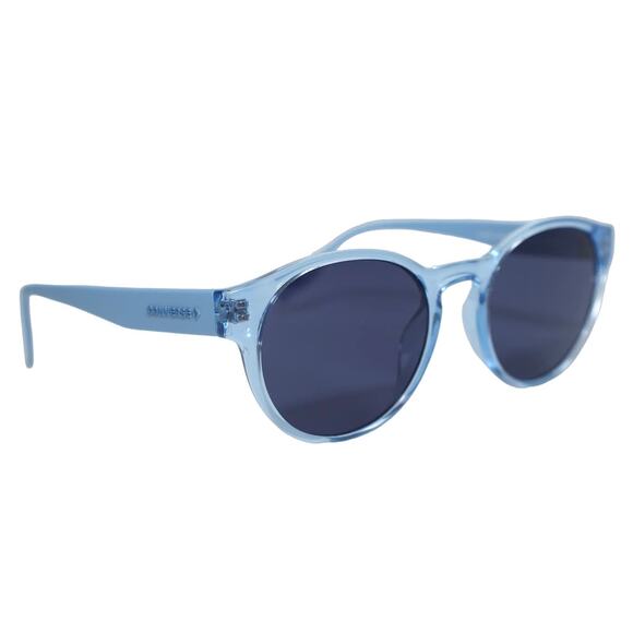 Converse Malden Round Sunglasses - Crystal Sea Salt Blue / Smoke - NWT - Picture 4 of 10